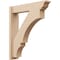 Ekena Millwork 5 1/2-in W x 24-in D x 28-in H Balboa Trad Rough Cedar Woodgrain TimberThane Outlooker, Primed Tan OUTUR055X24X28BOA04RCPR - alternate 1